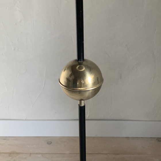 Messing statief vloerlamp – Vloerlampen, Brass, Vintage (photo 6 of 9)