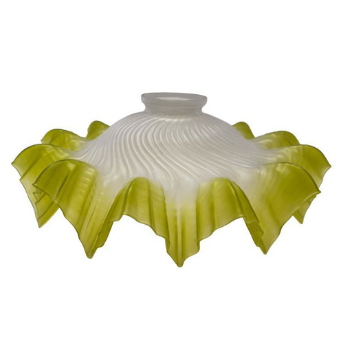 Franse Art Deco lampenkap matglas