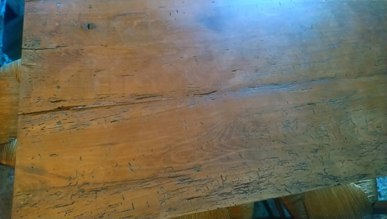 Tavolo con gambe affusolate, abete e faggio – Tavoli da pranzo, Wood, Vintage (photo 9 of 14)