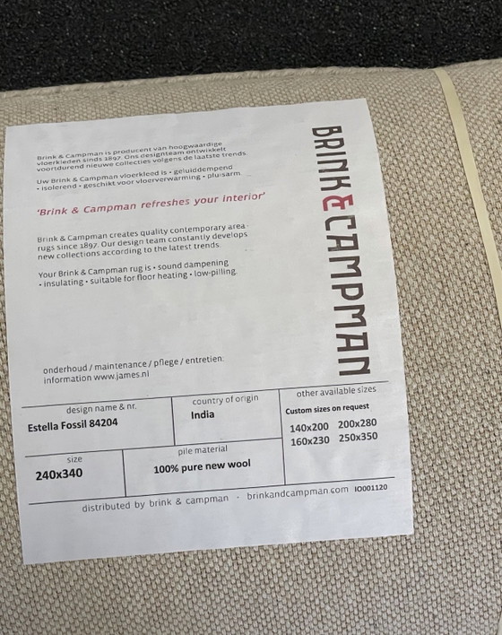 Brink en Campman organic rug Estella Fossil – Brink & Campman, Rugs & carpets, Wool (photo 5 of 11)