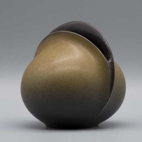 Image 1 of Uta Feyl "Venus" Keramik Vase Duo Rosenthal Studio Line 1980 14Cm + 12Cm Wgp Mcm