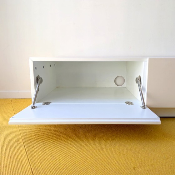 Designer TV cabinet - White lacquered finish - 2012, tv-meubelen, Anders, Wit (foto 8 van 8)
