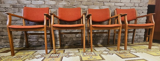 Set of 4 CASALA 1970 Vintage Armchairs