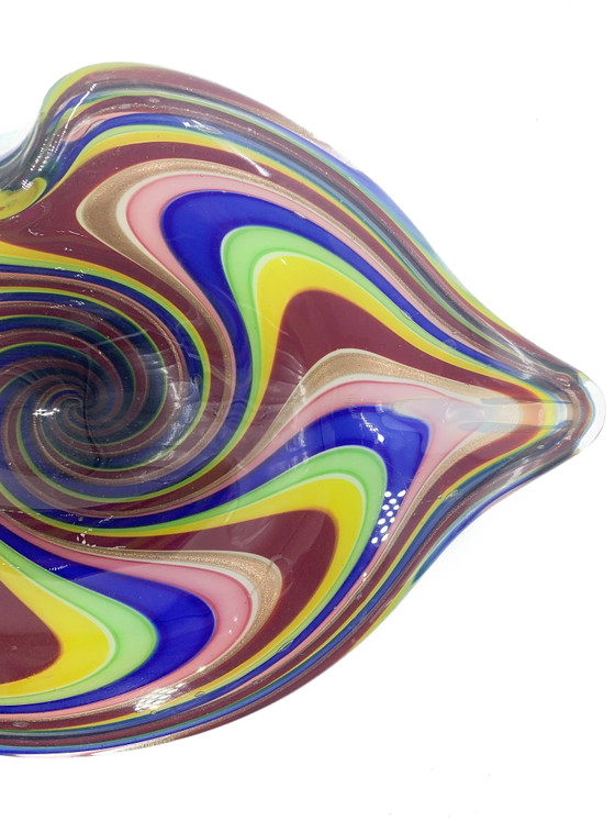70s Multicolored Murano Glass Catchall, Decorative Objects, Multi Color (photo 3 of 4)