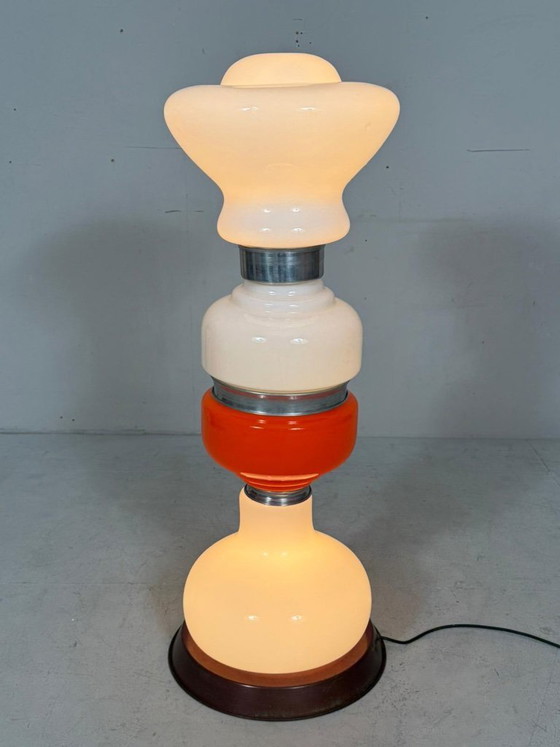 Image 1 of Lampada da terra Space Age di Carlo Nason per Mazzega, Italia, anni '70.