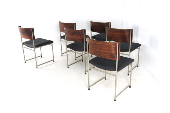 Image 1 of Cees Braakman for Pastoe SM08 dining set table + 6 chairs