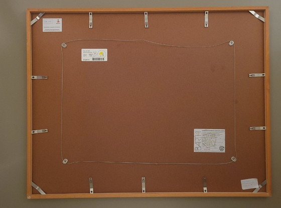 Ans van Dijk (1962) Mbanza-Ngungu / figures abstraites, 2003, Lithographies et sérigraphies, Papier, Bois (photo 6 sur 7)