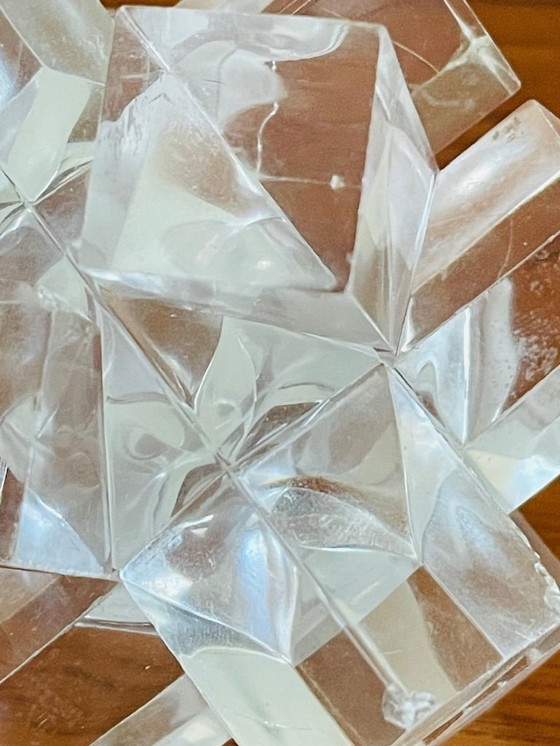 Image 1 of Vintage, vetro acrilico, puzzle di diamanti, anni '70 circa