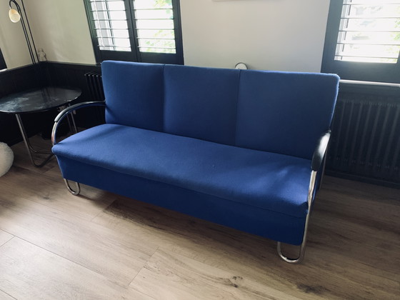Image 1 of Three Seat Bench W.H. Gispen Model 444 ca. 1935