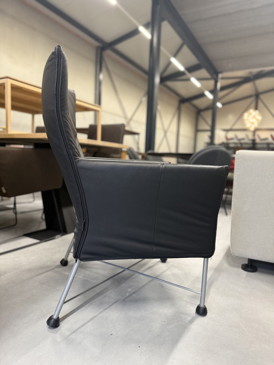 Image 1 of Montis Charly Fauteuil zwart leer 