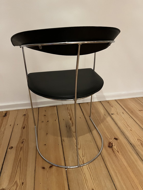 Image 1 of 2x Arrben Italy Ursula Canasta Replika-Stühle Bauhaus Weltraumzeitalter