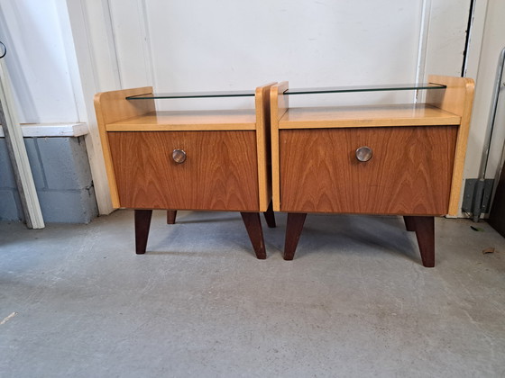 Image 1 of Ensemble de tables de chevet vintage