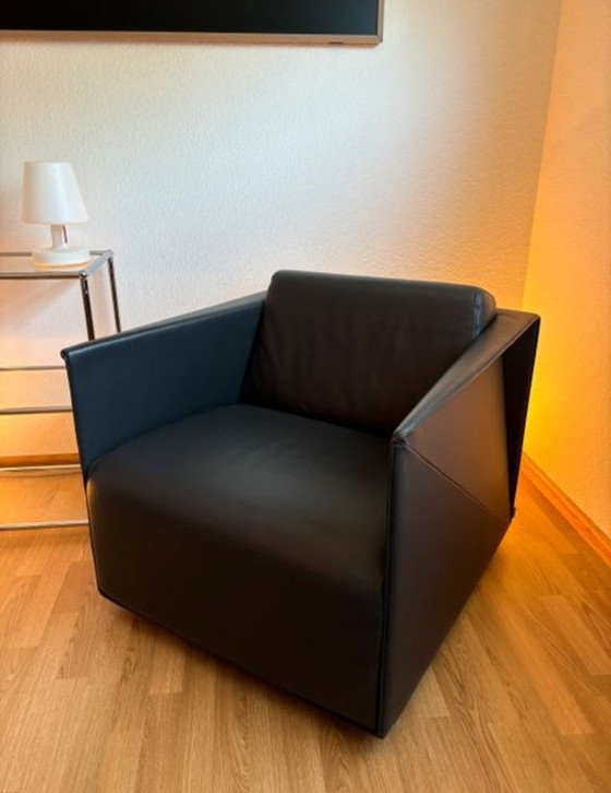 Image 1 of Poltrona in pelle Walter Knoll T-Ray in vera pelle – girevole