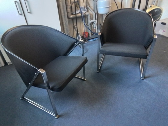 Image 1 of 2x sedie morbide vintage Jouko Jarvisalo Mondi