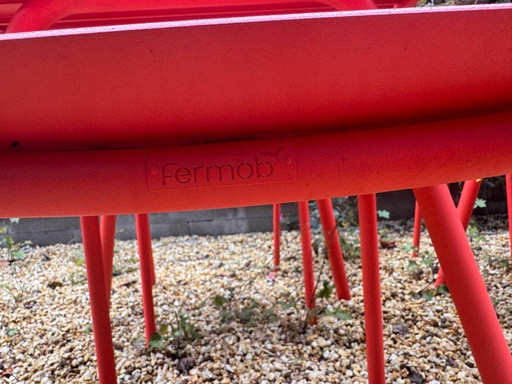 Fermob Conjunto de jardín Luxemburgo, 2 mesas 80x80, 4 sillas