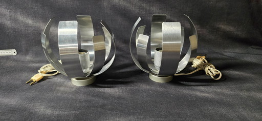 Paire de lampes de table ou d'appliques murales Jocelyne Trocmé pour Oxar – Vers 1970