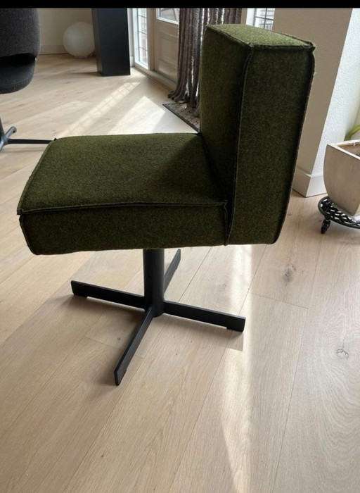 prast Hooft Ph1 chaise verte pivotante