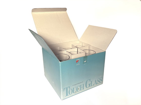 Image 1 of 6 likeurglazen Angelo Mangiarotti voor Cristalleria Colle 1991