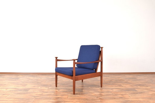 Fauteuil lounge danois du milieu du XXe siècle, années 1960.