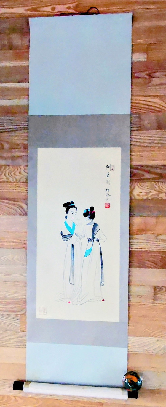 Image 1 of Chang Dai Chien, Schilderij op Zijde/papier-rol