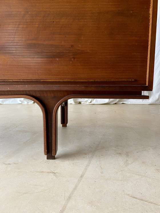 Buffet bas 503 de Gianfranco Frattini pour Bernini, Bois, Marron (photo 13 sur 13)