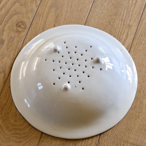 Image 1 of Cofanetto vintage in terracotta raffigurante fragole selvatiche