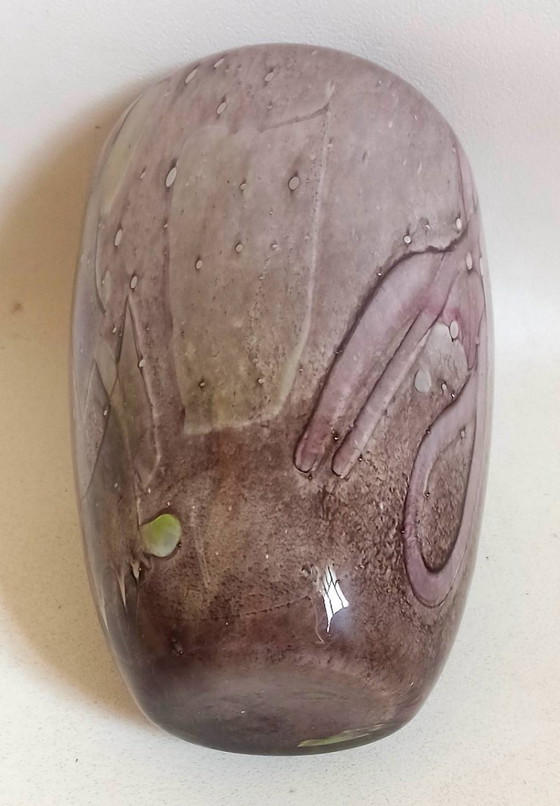 Image 1 of Vase signiert La Rochère Kristall Höhe 25,8 cm