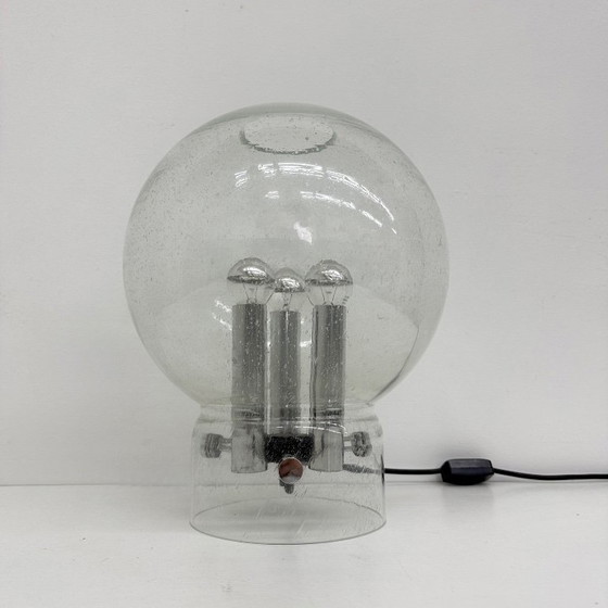 Image 1 of Limburg Glashütte glass table lamp , 1970s