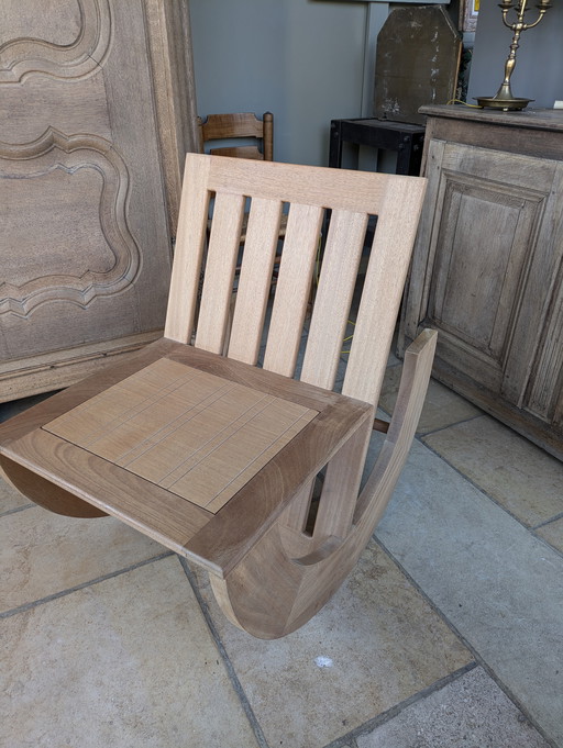 sedia a dondolo di design