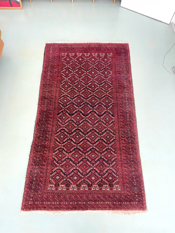 Tappeto Baluchi annodato a mano 215x120 cm Tappeto Orientale rosso – Tappeti, Lana (photo 3 of 13)