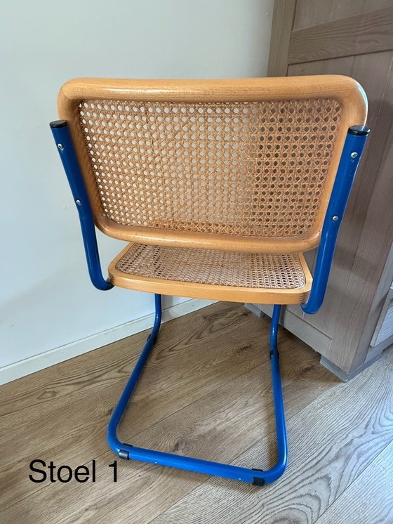 Image 1 of Rare blue Breuer style Cesca Chair