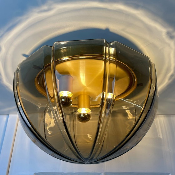 Image 1 of Große Deckenleuchte aus der Mitte des 20. Jahrhunderts von Peill & Putzler