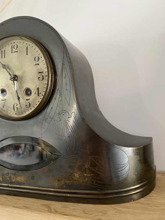 Image 1 of Orologio da camino antico Art Nouveau Art Déco