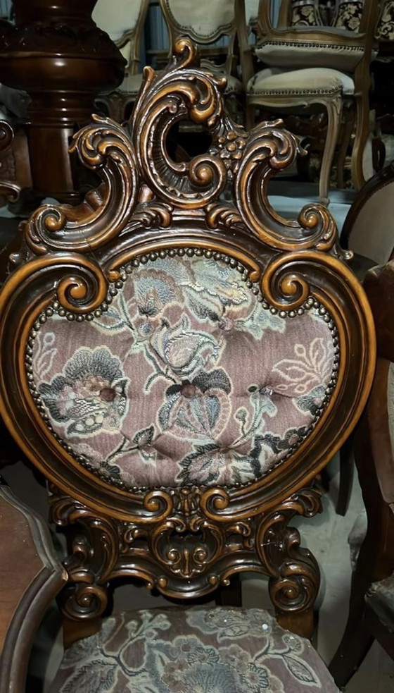 Image 1 of 4 barok eetkamer stoelen 