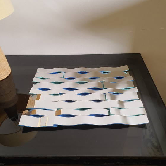 Image 1 of Objet mural miroir ONDE