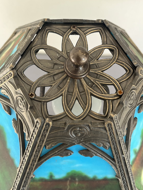 Image 1 of Antica lampada Francese stile Tiffany