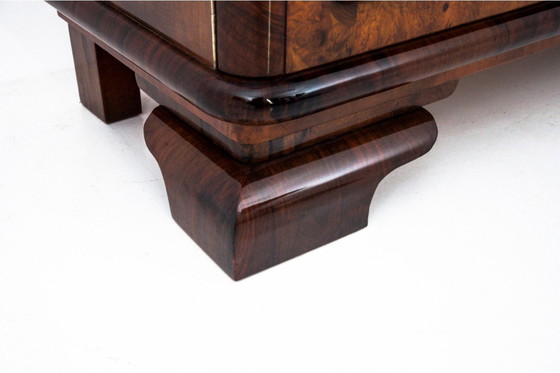 Image 1 of Vetrina in stile Art Déco, anni '40, Polonia.