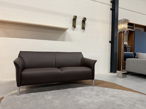 Leolux Mayon Bank 2,5 Zits Bruin leer 173