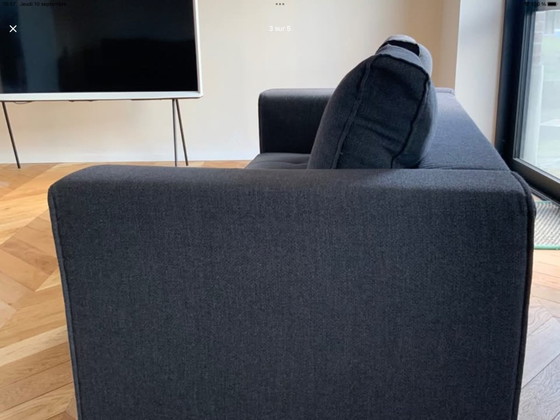 Kilt Sofa aus Touareg-Stoff 190cm / 84cm – Zanotta, Textile (photo 3 of 5)