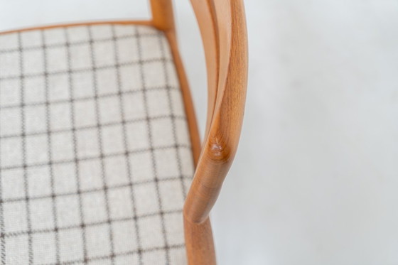 Image 1 of Ensemble de 4 chaises de salle à manger par H.W. Klein pour Bramin (Danemark, années 1960).