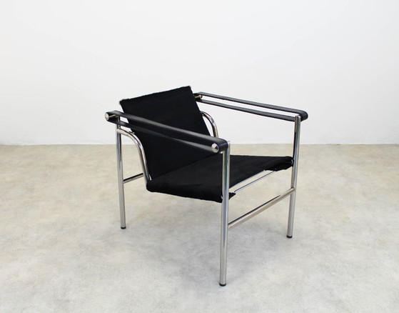 Lc1 Chair Le Corbusier Cassina Charlotte Perriand Sièges – Chaises de salle à manger, Metal, Leather (photo 2 of 15)