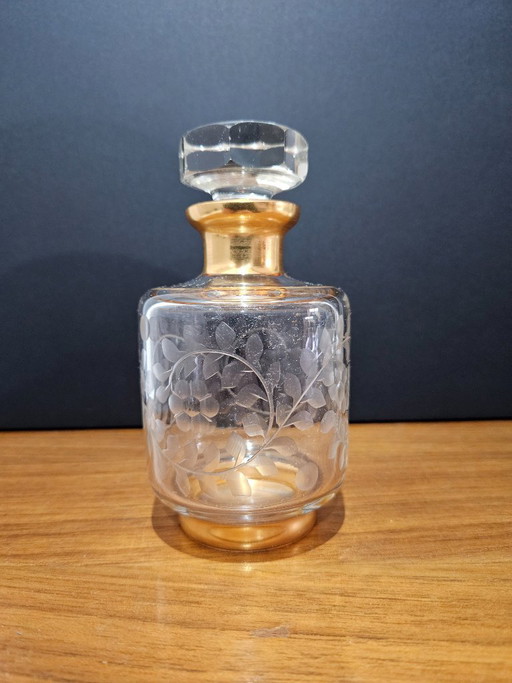 Lussuoso flacone in cristallo Baccarat, Francia, 1890-1910