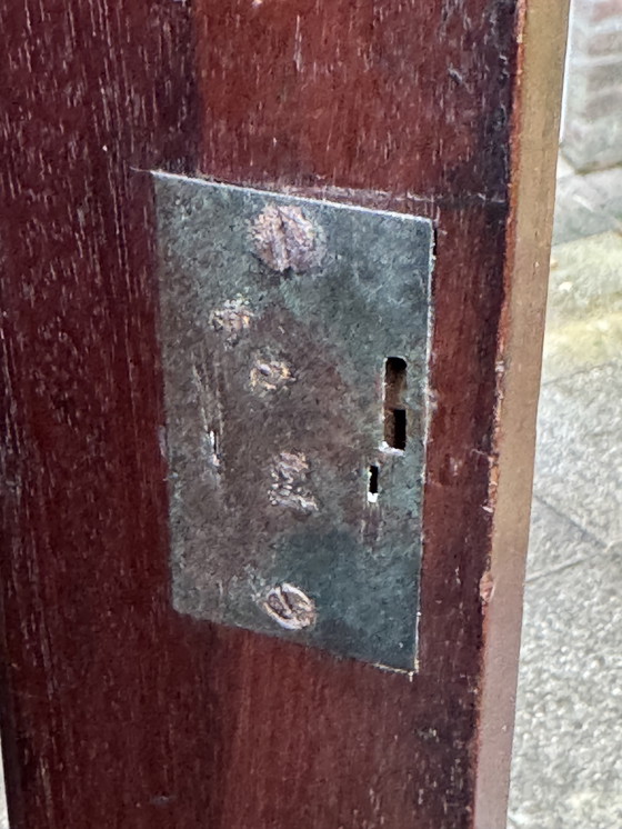 Image 1 of Vetrina in mogano massello | 1890–1900 | Neorinascimentale / Art Nouveau | Intarsi ovunque!