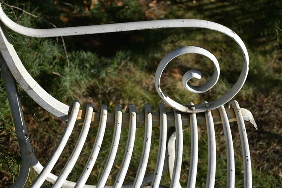 Image 1 of Banc vintage Arras en bois - Patine naturelle