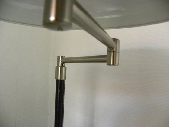 Lampada da tavolo/scrivania IKEA Grimso in acciaio spazzolato e pelle – Lampade da tavolo, rvs (photo 4 of 12)