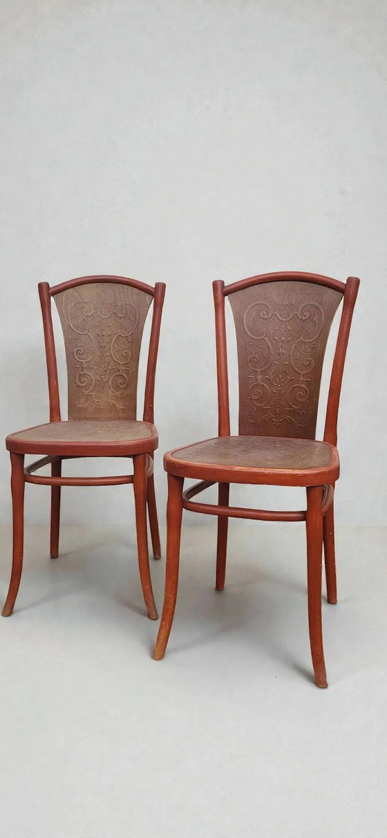 Art Nouveau Thonet Chair (*2) – Dining chairs, Wood (photo 9 of 9)