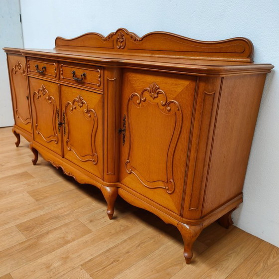 Image 1 of Vintage country Louis wall cupboard buffet cupboard dresser chest of drawers