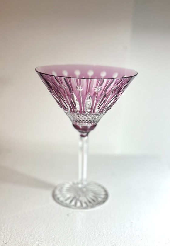 Image 1 of Set aus 3 Saint-Louis „Tommy“ Kristall-Cocktailgläsern – handgeschliffen