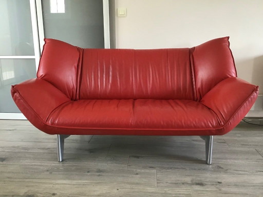 Selling 2 TANGO sofas from the manufacturer LEOLUX – 3 5 zitsbanken, Aluminium, Leather