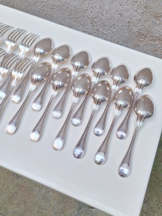 Image 1 of Parte di un set di posate argentate Christofle